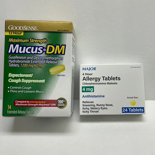 Mucus DM plus Allergy Combo